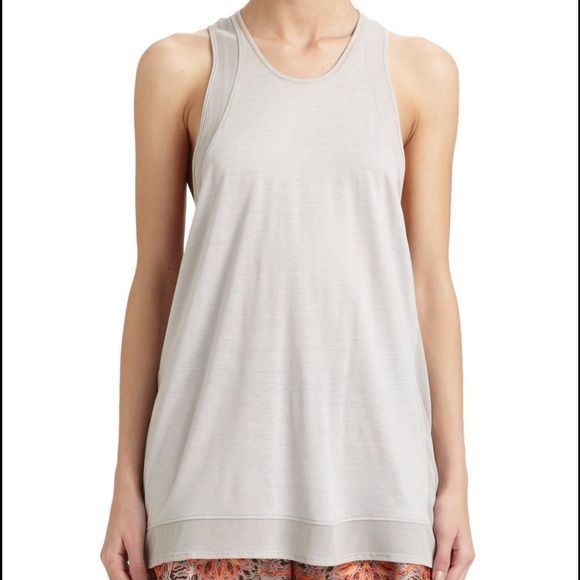 Helmut Lang Gray Chrome Jersey Tank Large NWT - Picture 3 of 8